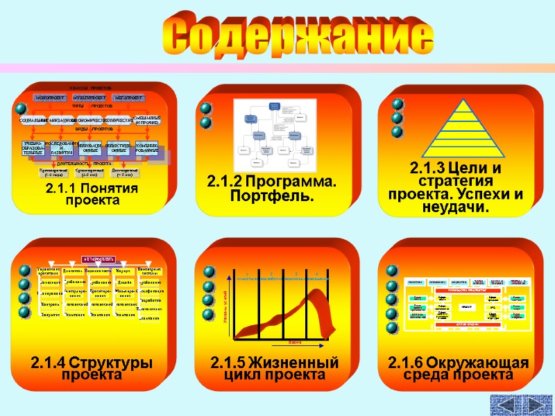 2.1.3 Цели и стратегия проекта. Успехи и неудачи. 2.1.4 Структуры проекта 2.1.1 Понятия проекта